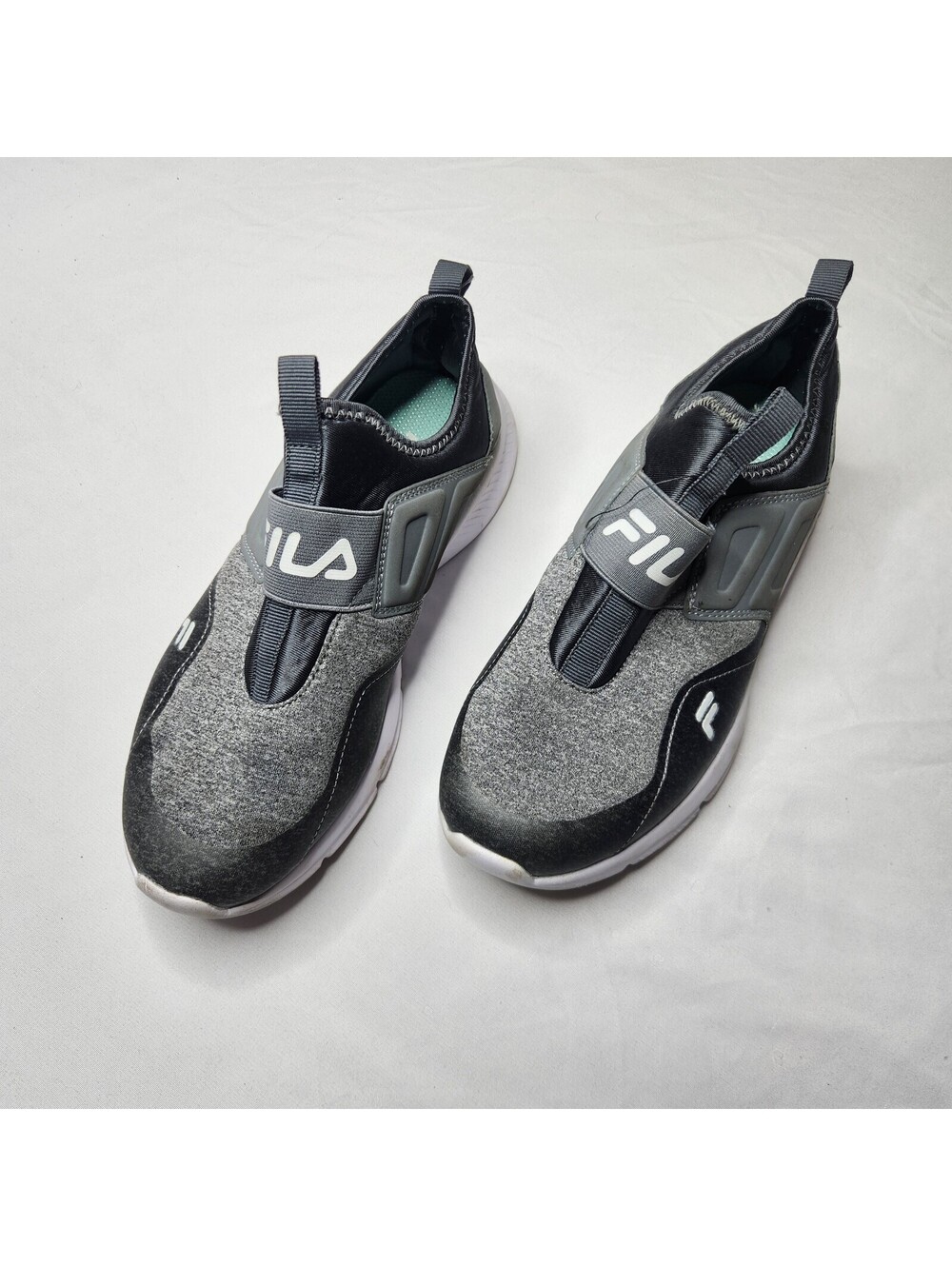 FILA slip-on sneakers gray and black